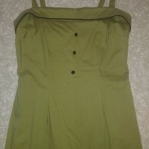 Stop Staring! Olive Green Dress Large